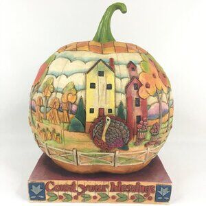 Heartwood Creek by Jim Shore Count Your Blessings 118757 Fall Pumpkin 2004